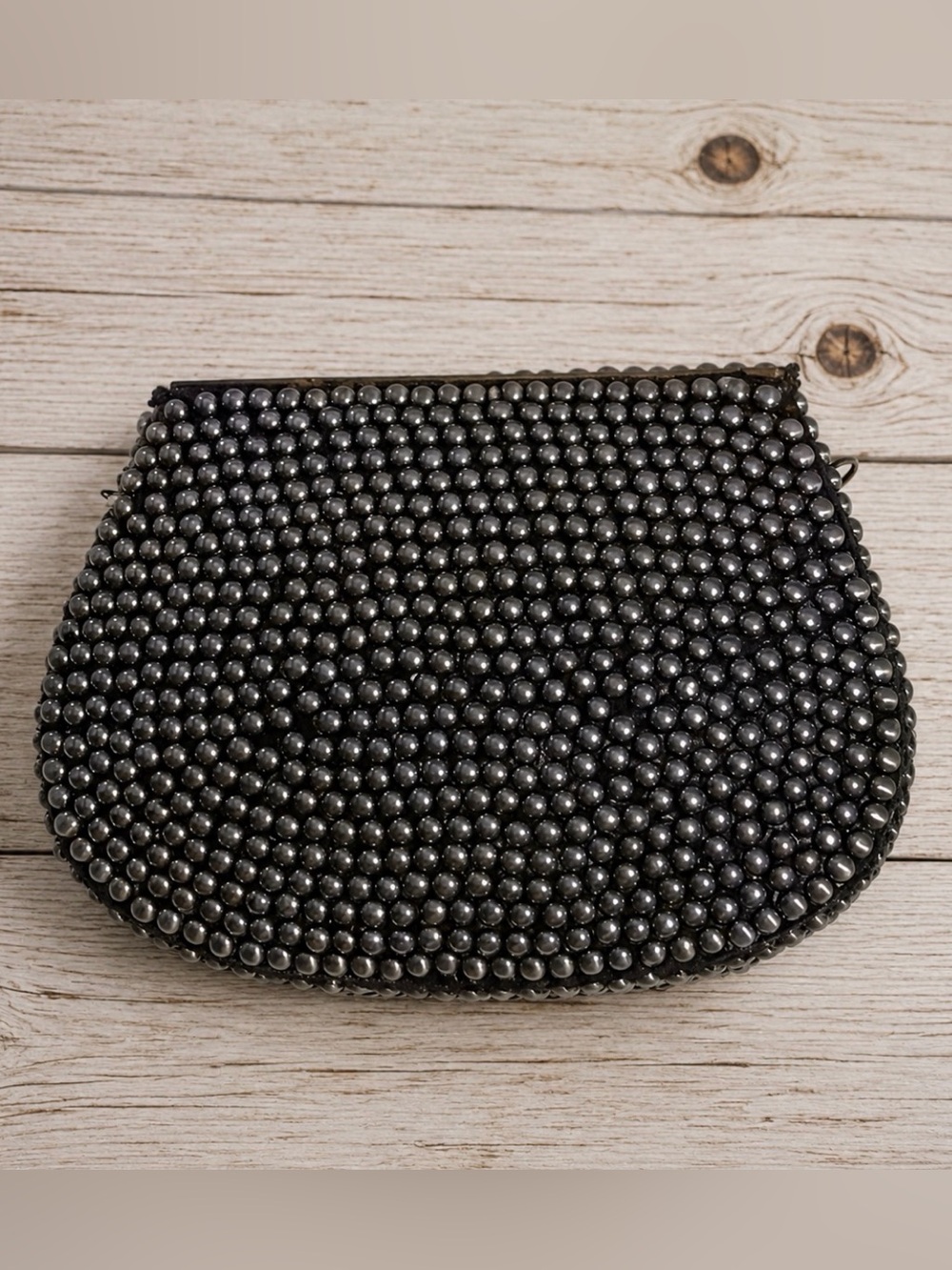 RAMLA Porte Moi Mosaic Moroccan Crossbody Clutch Silver Studded Green Stone NIP - Picture 7 of 11